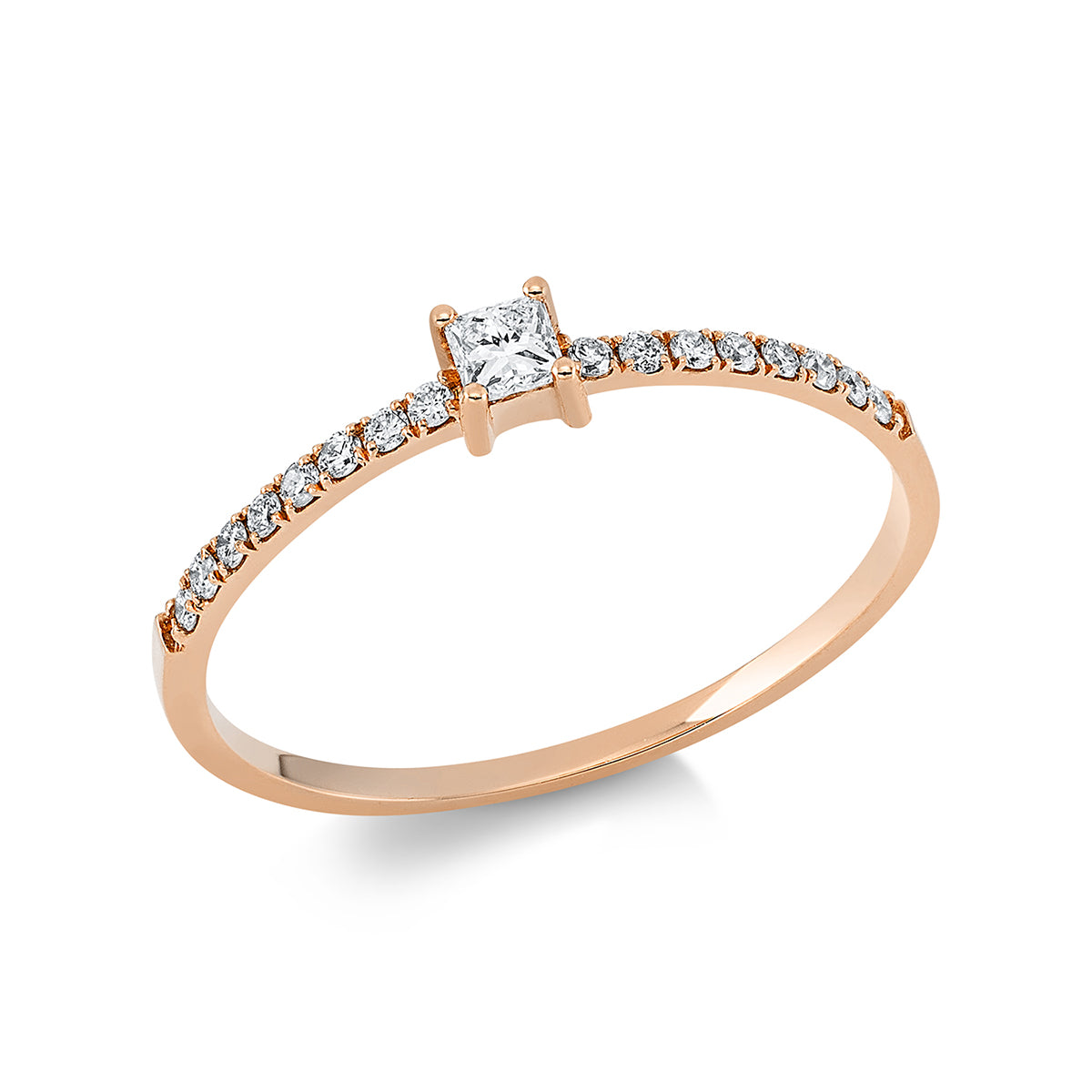 Solitaire mit Besatz Ring - 1EK73