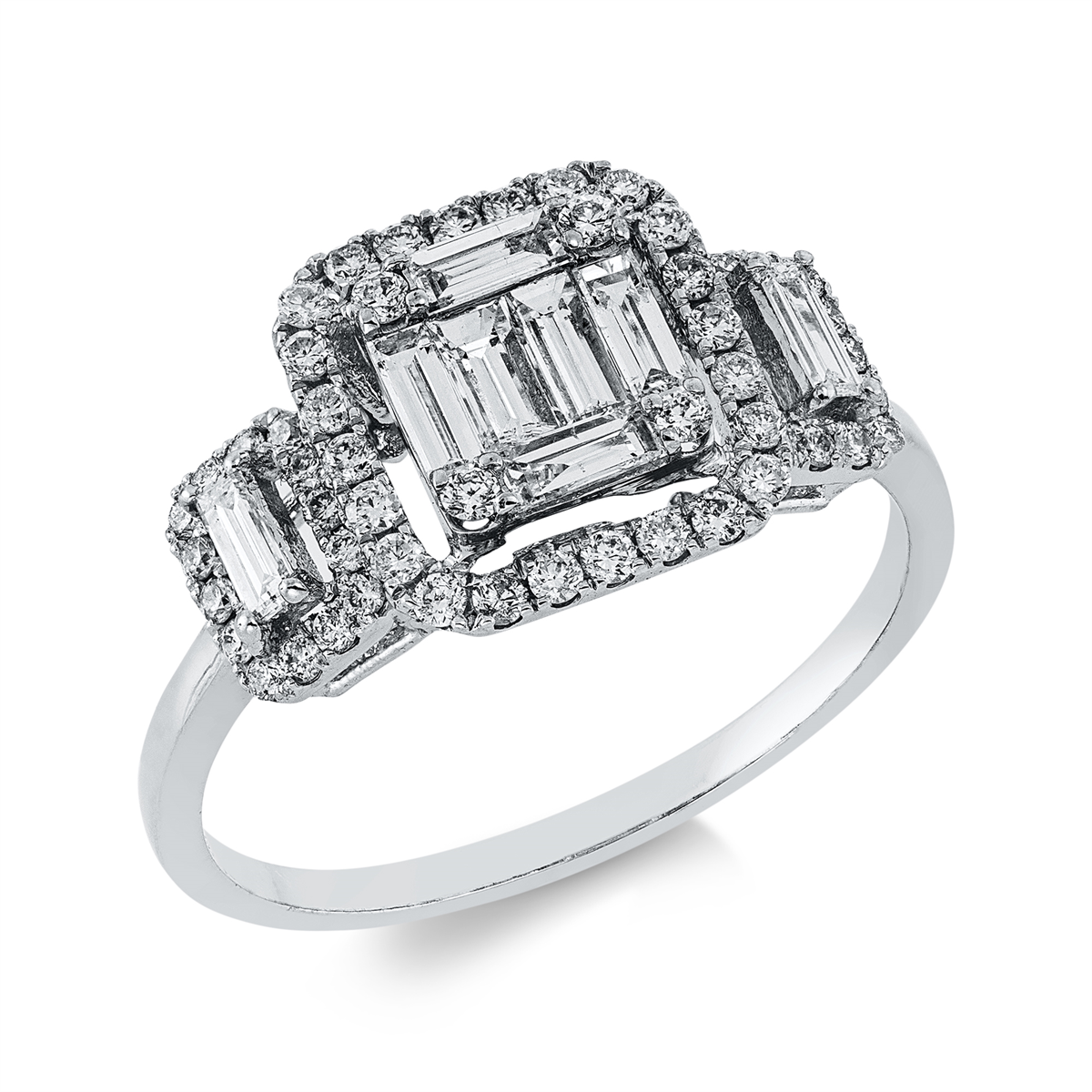 Baguette Illusion Ring - 1EK76
