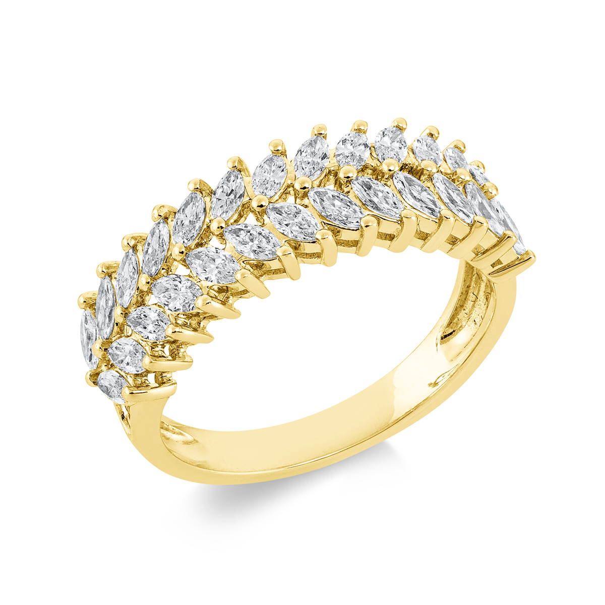 Mehrfachsteinbesatz Ring - 1FC99