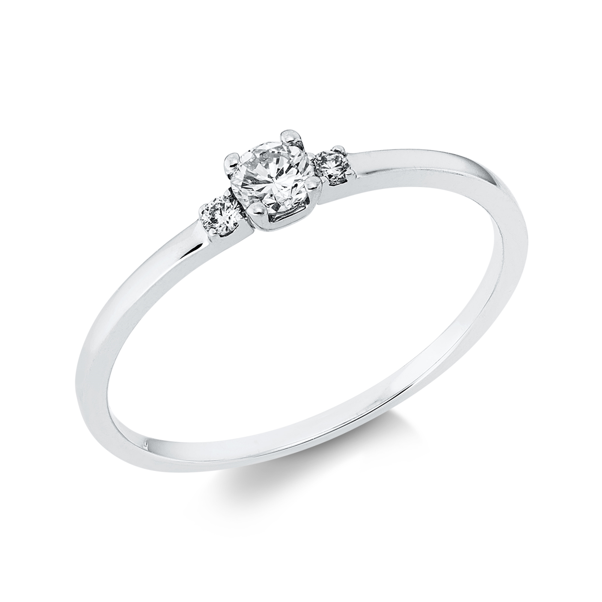 Solitaire mit Besatz Ring - 1HL50