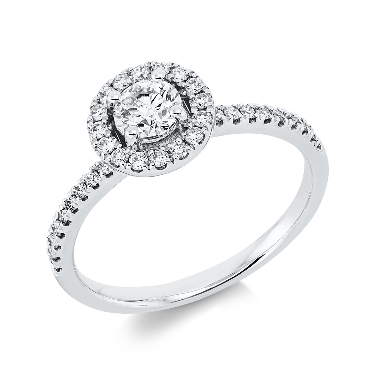 Solitaire mit Besatz Ring - 1HV98