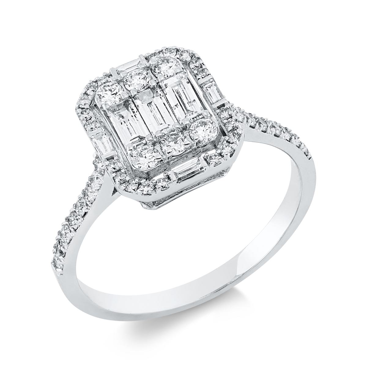 Baguette Illusion Ring - 1HX53
