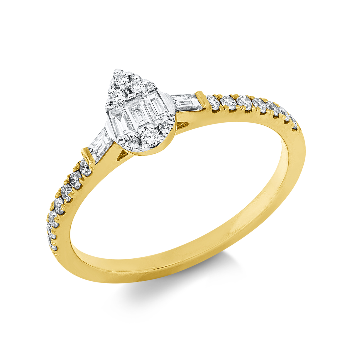 Baguette Illusion Ring - 1JE29