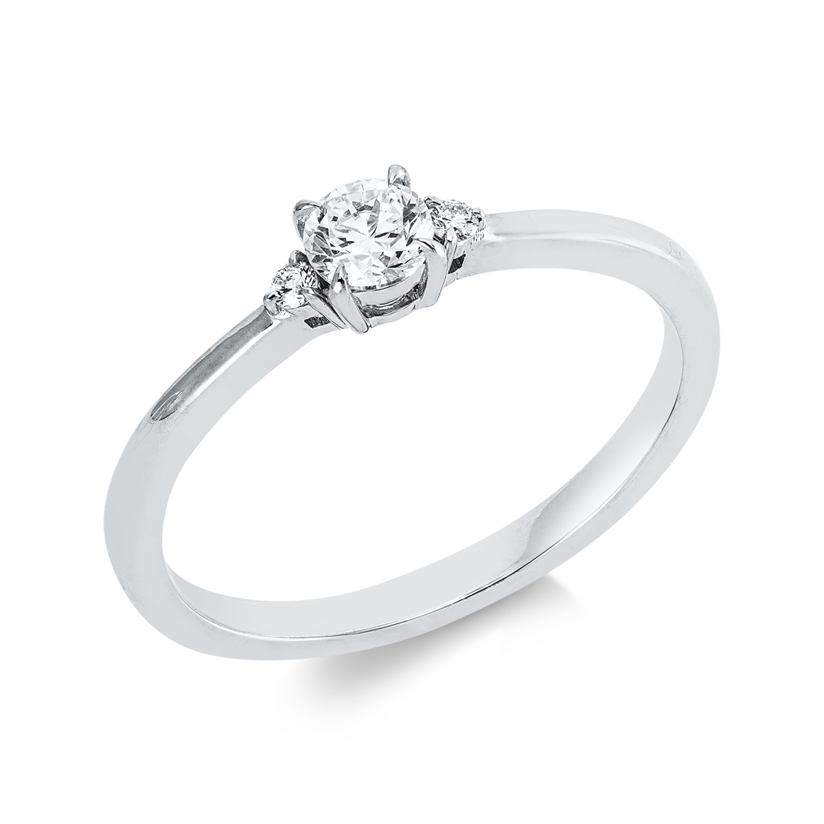 Solitaire mit Besatz Ring - 1JQ50