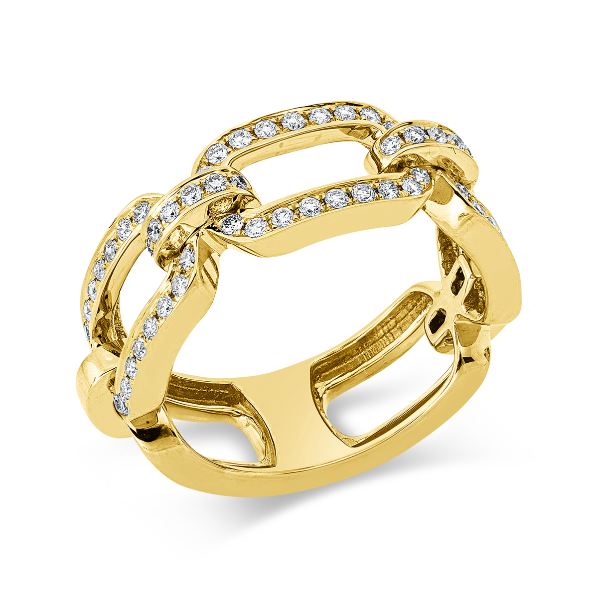 Mehrfachsteinbesatz Ring - 1JW05