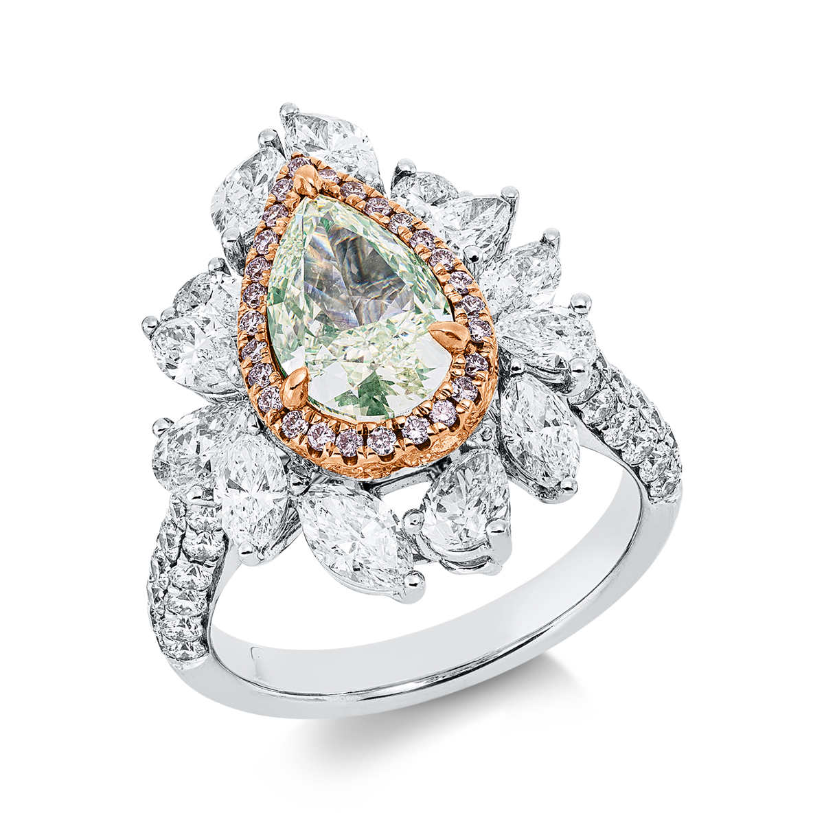 Farbiger Diamant Ring - 1JW58