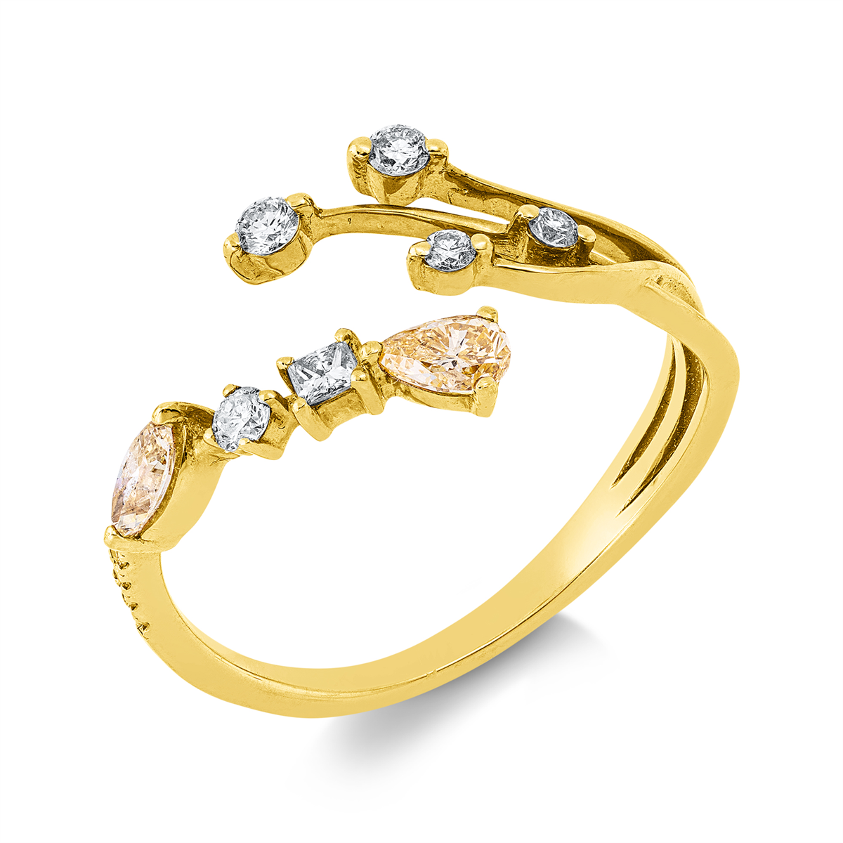 Farbiger Diamant Ring - 1JW82