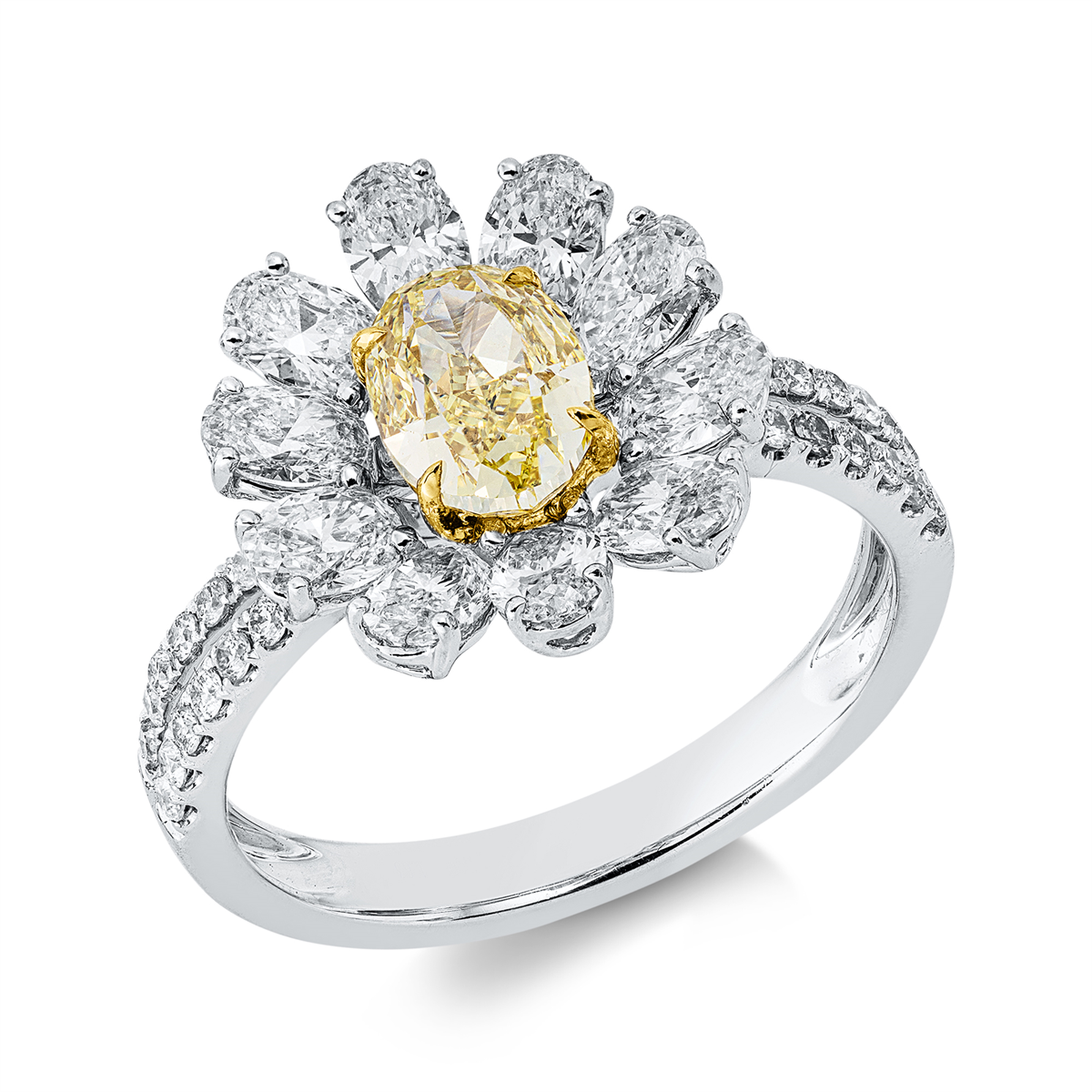 Farbiger Diamant Ring - 1JX48