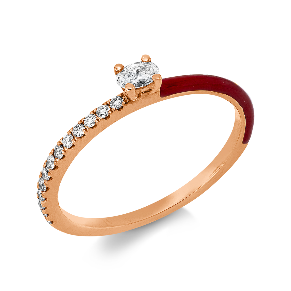 Mehrfachsteinbesatz Ring - 1KK02