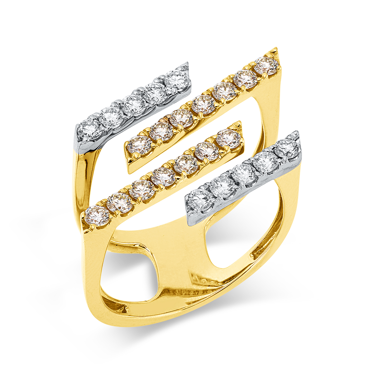 Farbiger Diamant Ring - 1KO05