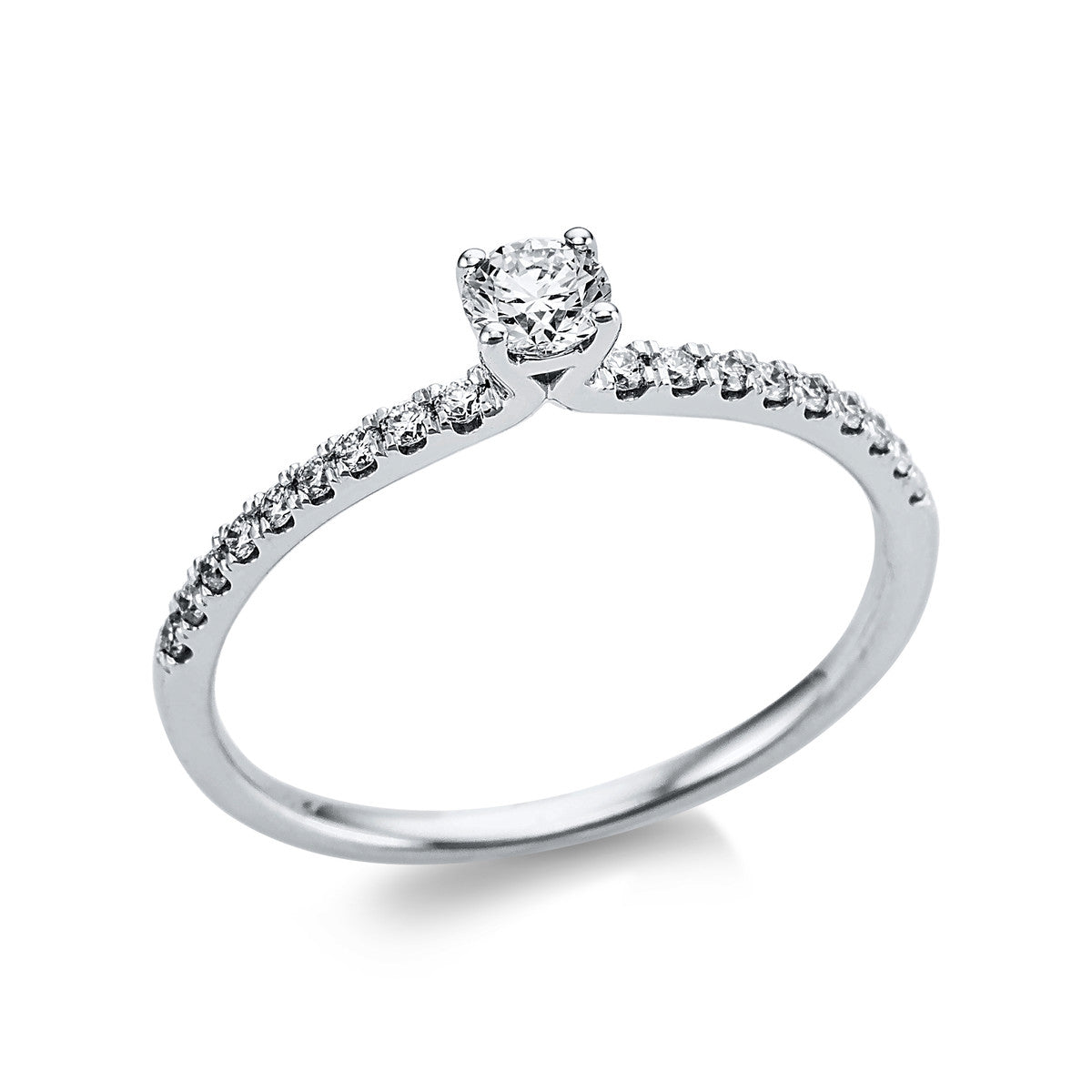 Solitaire mit Besatz Ring - 1Z705