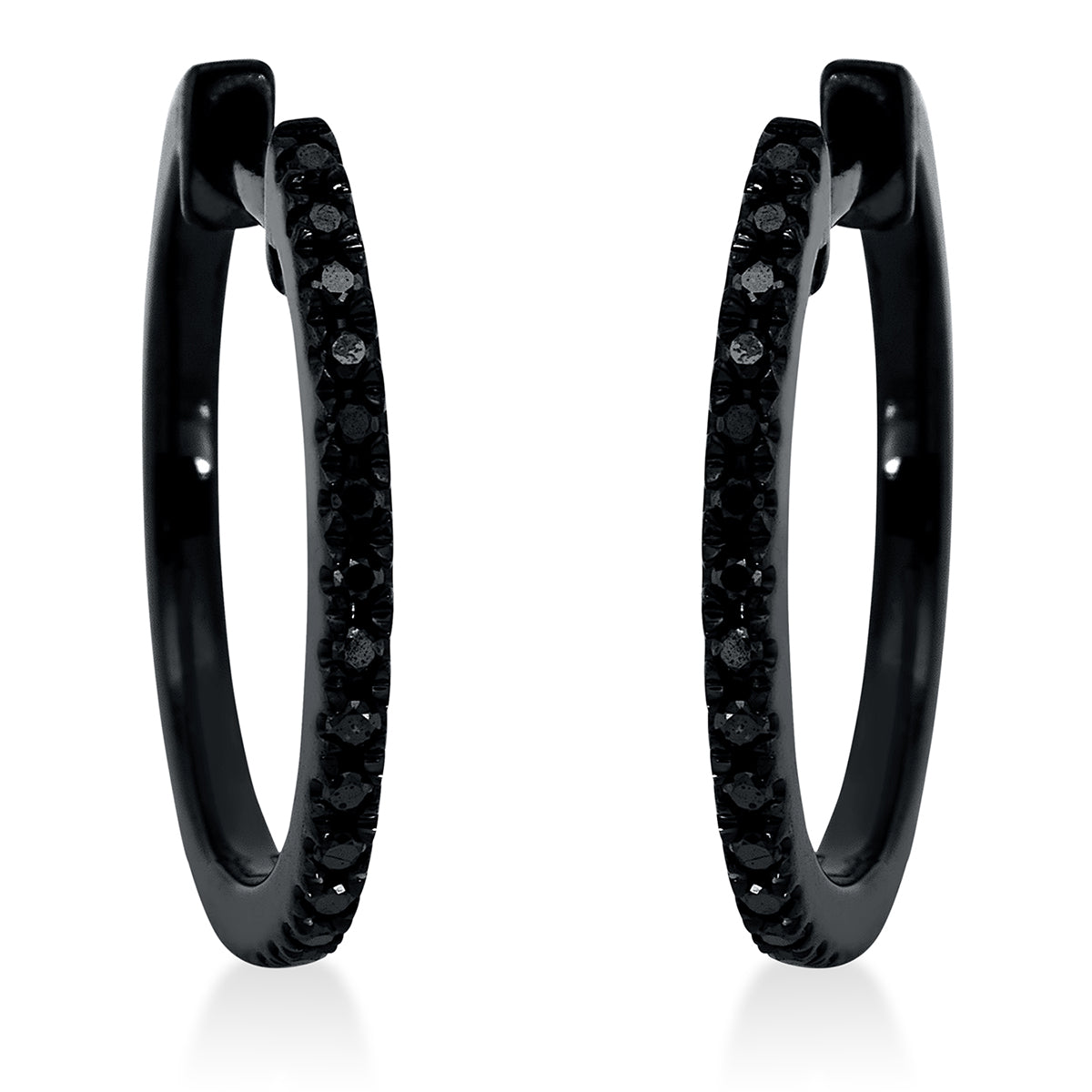 Farbiger Diamant Creolen - 2M056