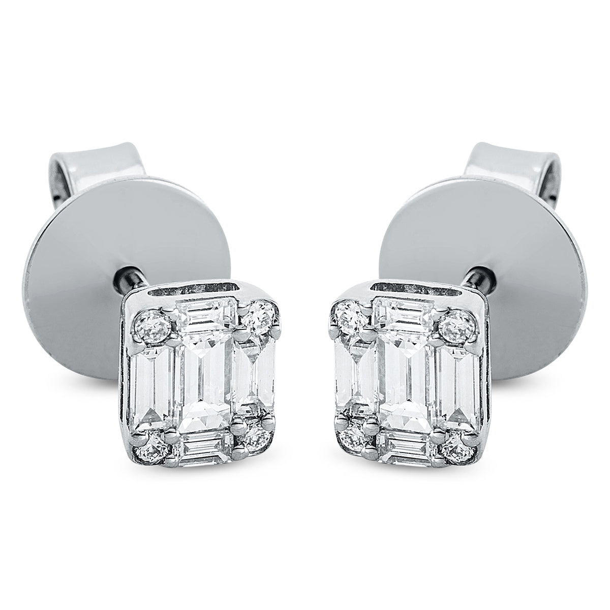Baguette Illusion Ohrstecker - 2O510