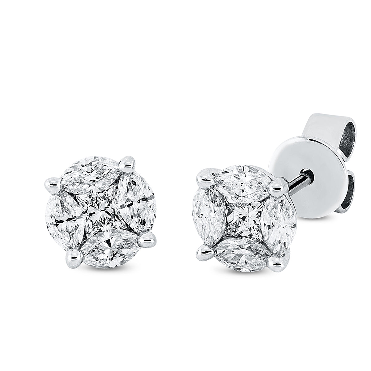Illusion Classic Ohrstecker - 2Q450
