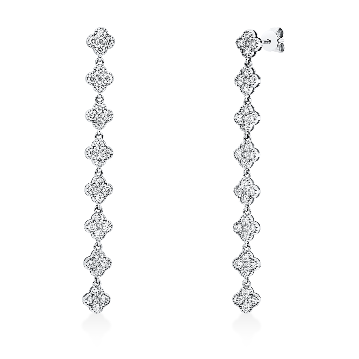 Mehrfachsteinbesatz Ohrschmuck - 2V222