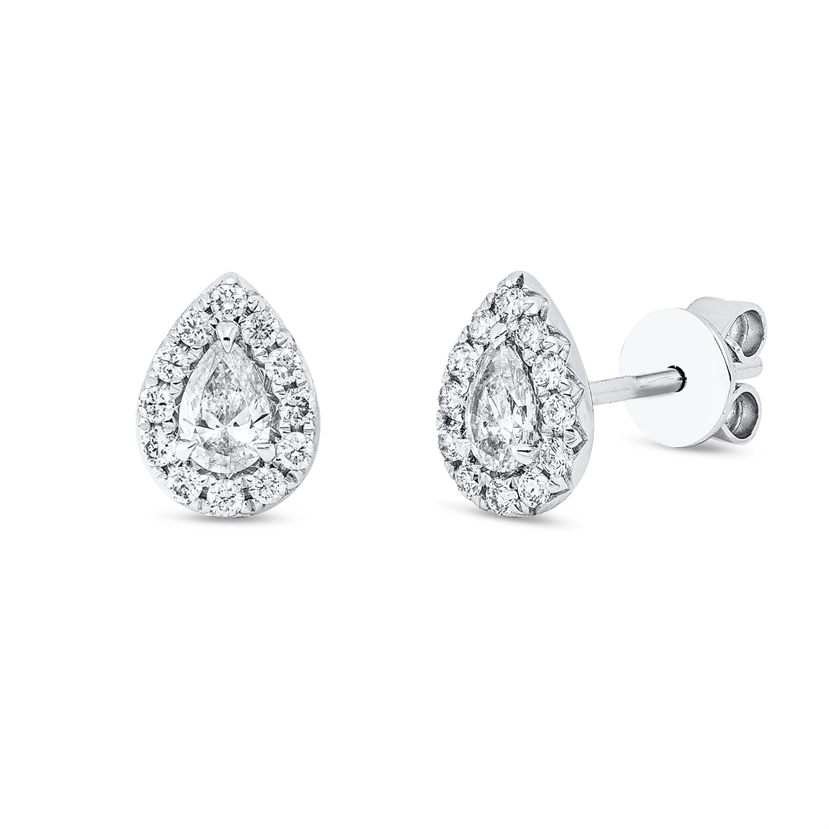 Solitaire mit Besatz Ohrstecker - 2X559