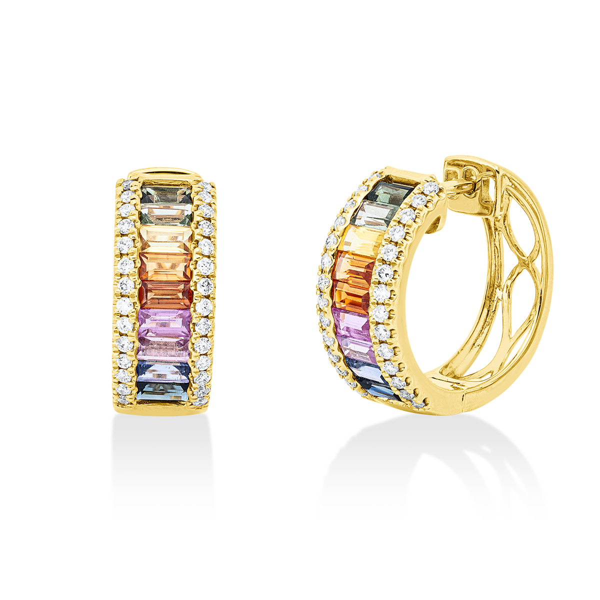 Rainbow & Multicolor Creolen - 2X626