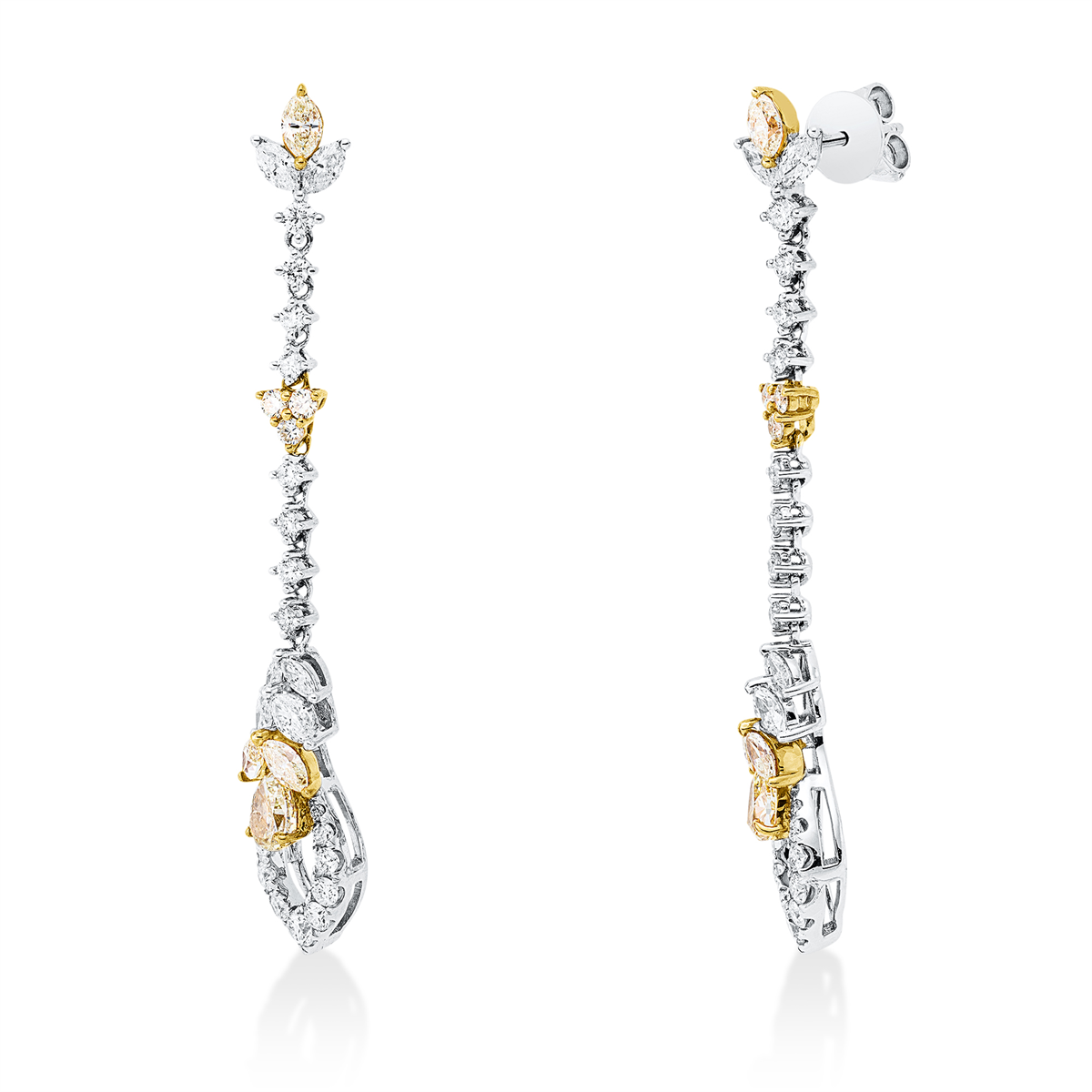 Farbiger Diamant Ohrschmuck - 2X810
