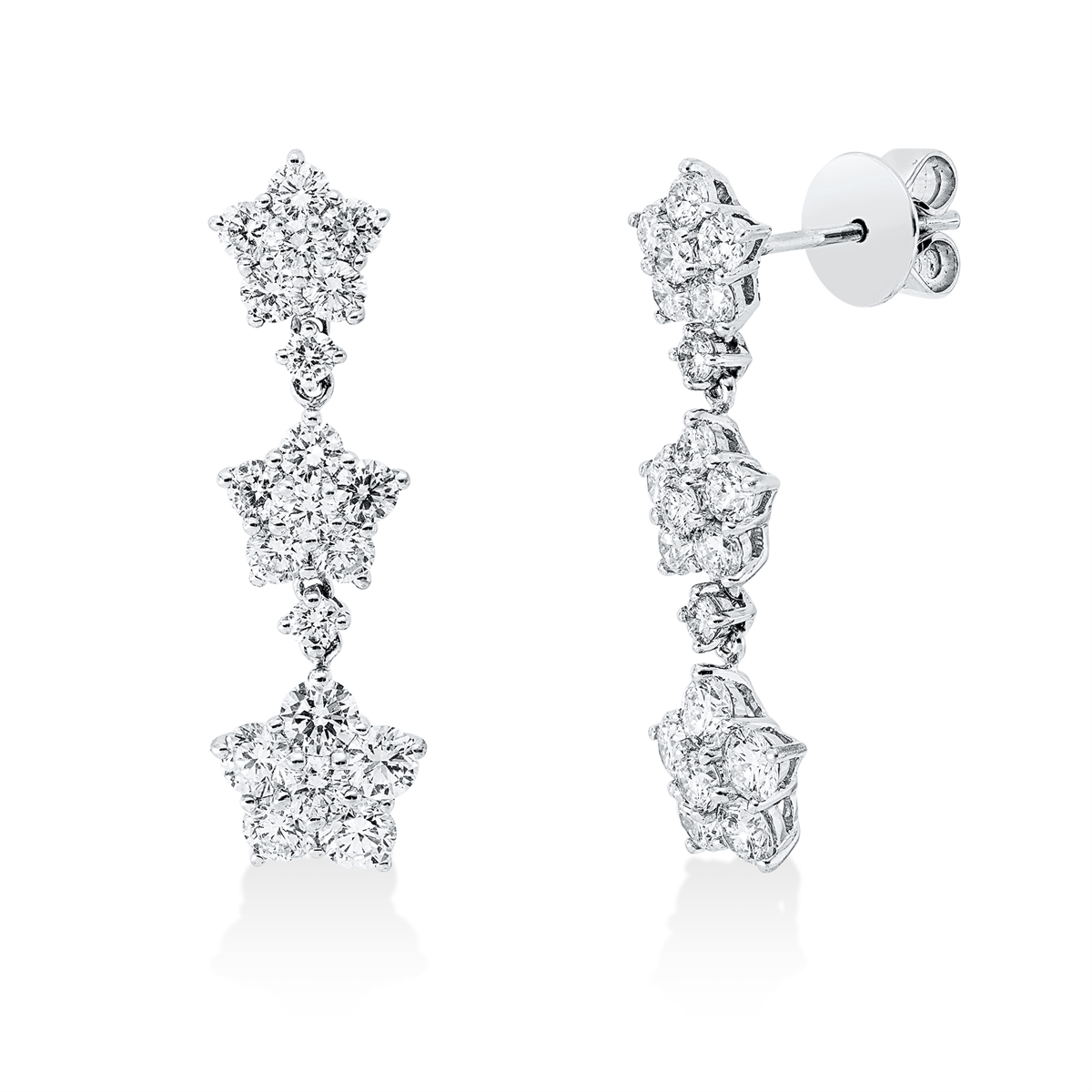 Mehrfachsteinbesatz Ohrschmuck - 2Y100