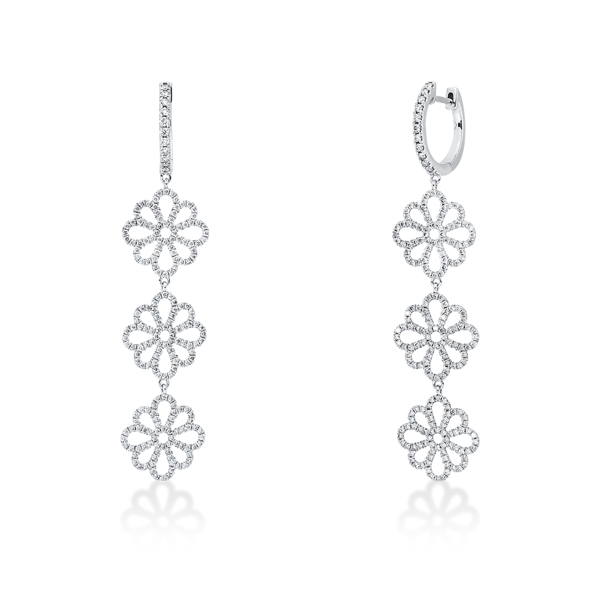Mehrfachsteinbesatz Ohrschmuck - 2Y269