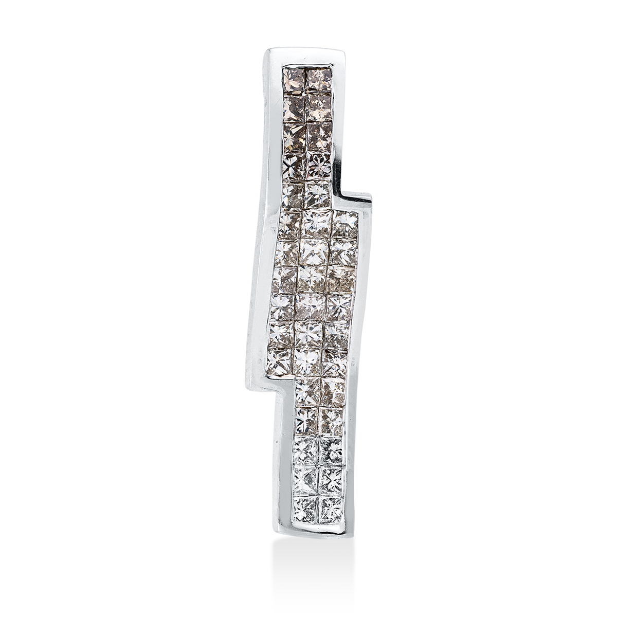 Farbiger Diamant Anhänger - 3I767