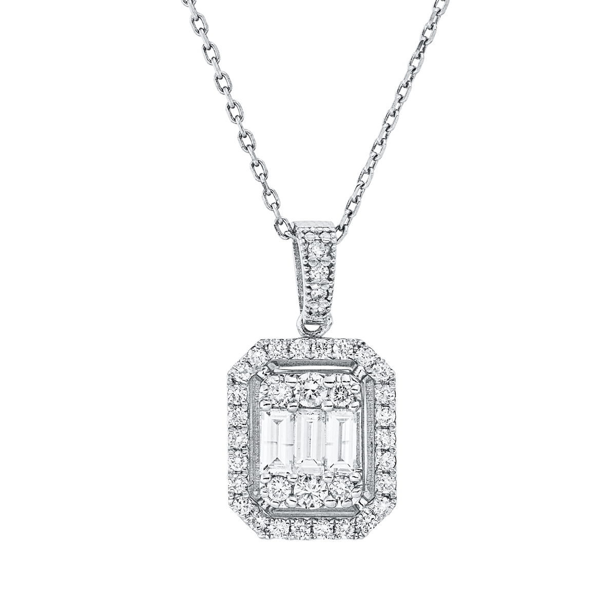 Baguette Illusion Collier - 4Q422