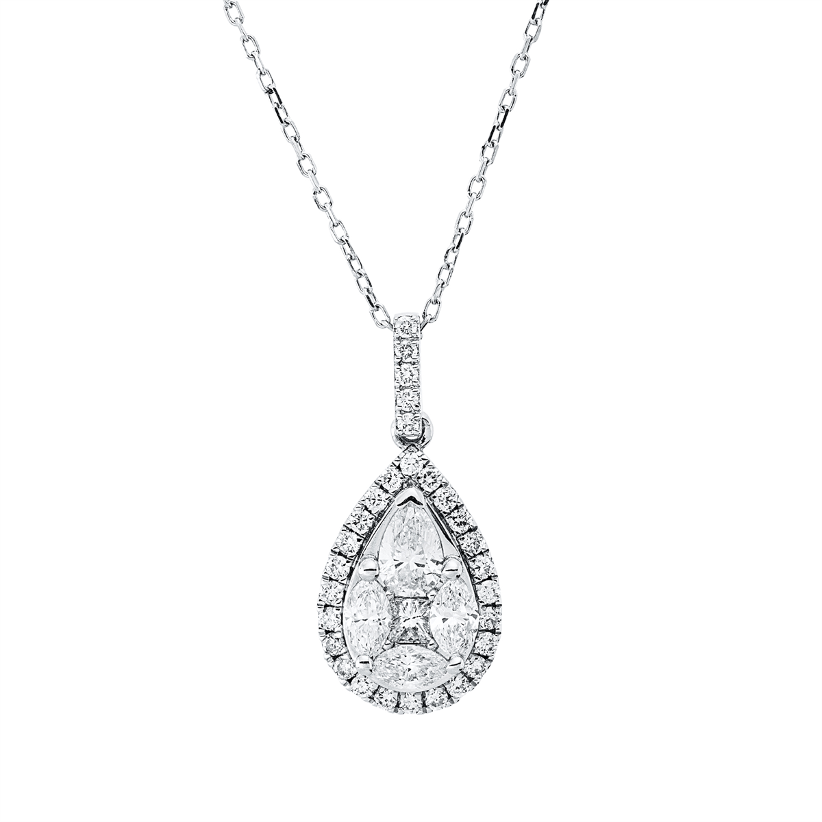 Baguette Illusion Collier - 4Q426