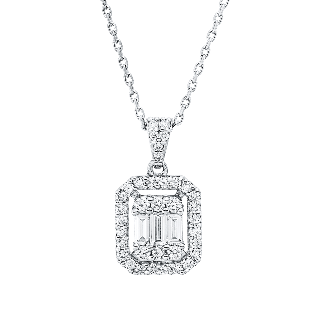 Baguette Illusion Collier - 4Q436