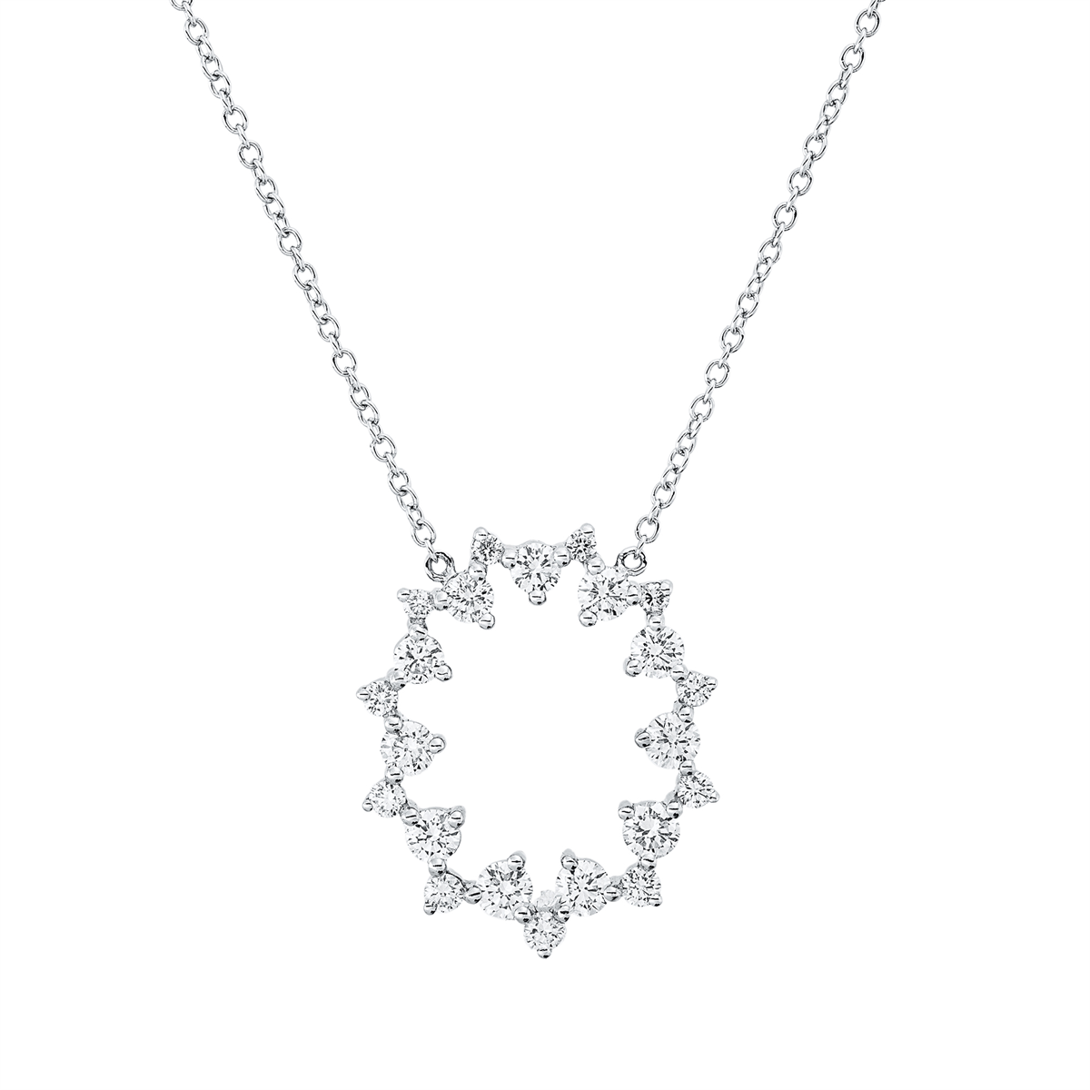 Mehrfachsteinbesatz Collier - 4Q451