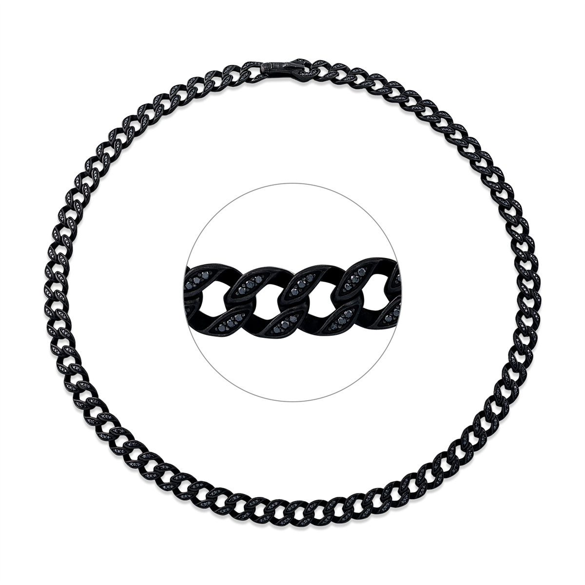Farbiger Diamant Collier - 4Q642