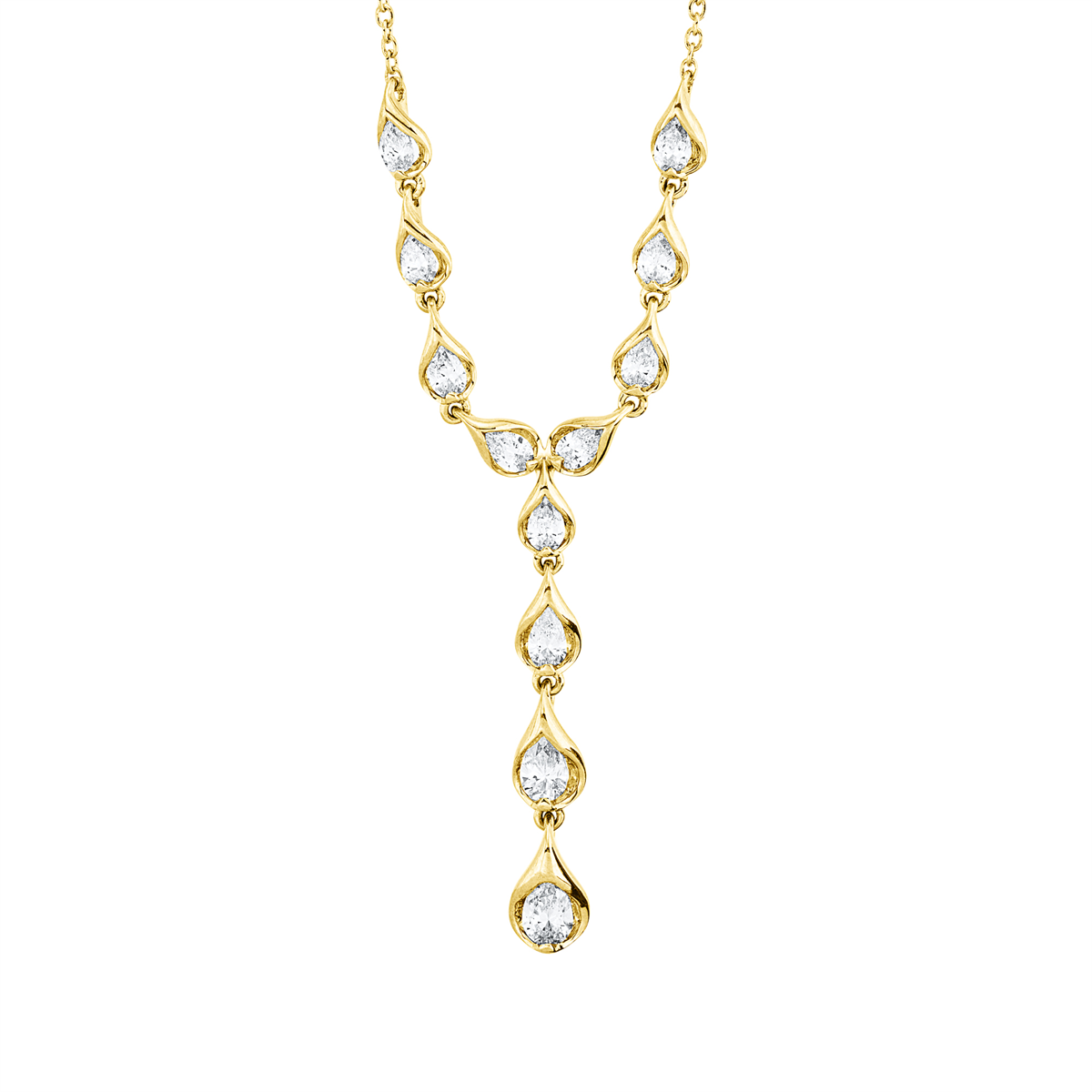 Mehrfachsteinbesatz Collier - 4Q968