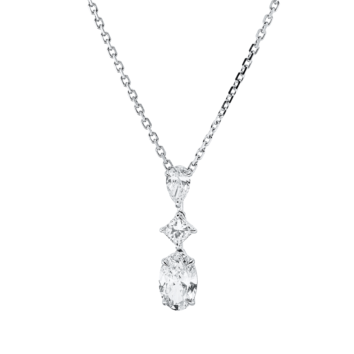 Mehrfachsteinbesatz Collier - 4R110