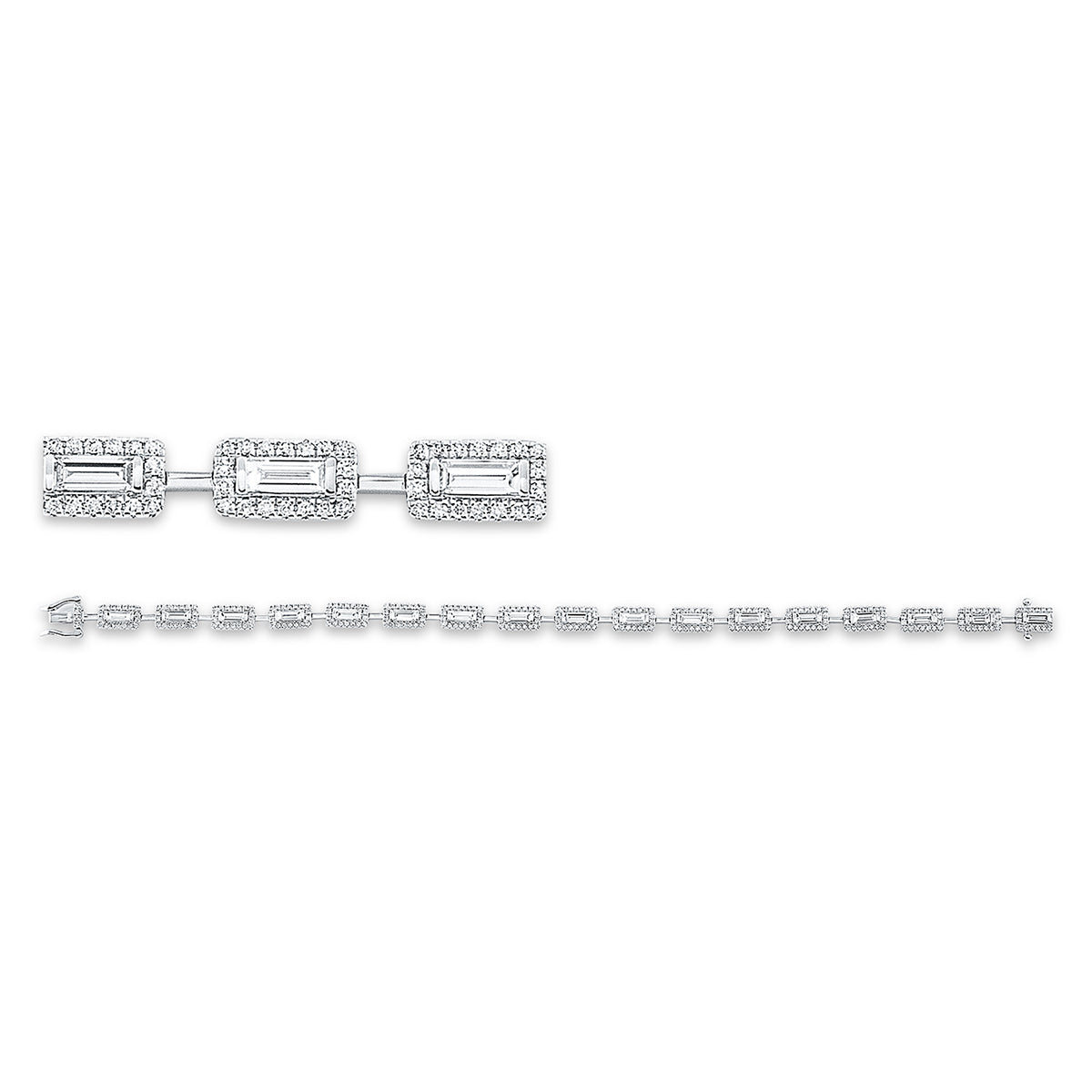 Baguette Armband - 5E498