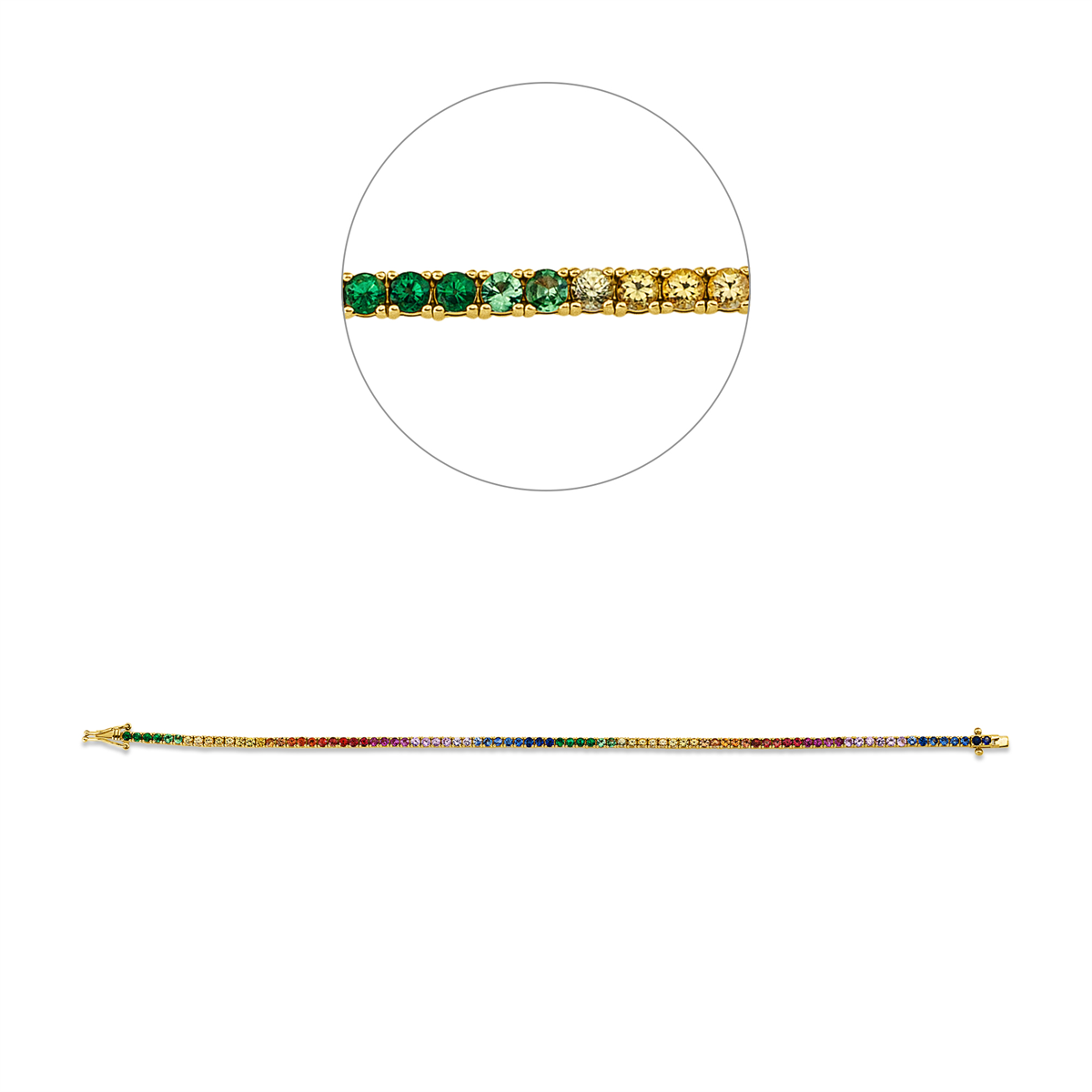 Rainbow & Multicolor Armband - 5G298