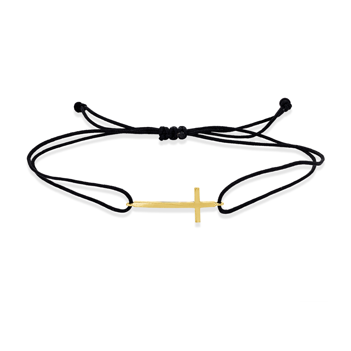 Leder- & Stoffband Armband - 5G639