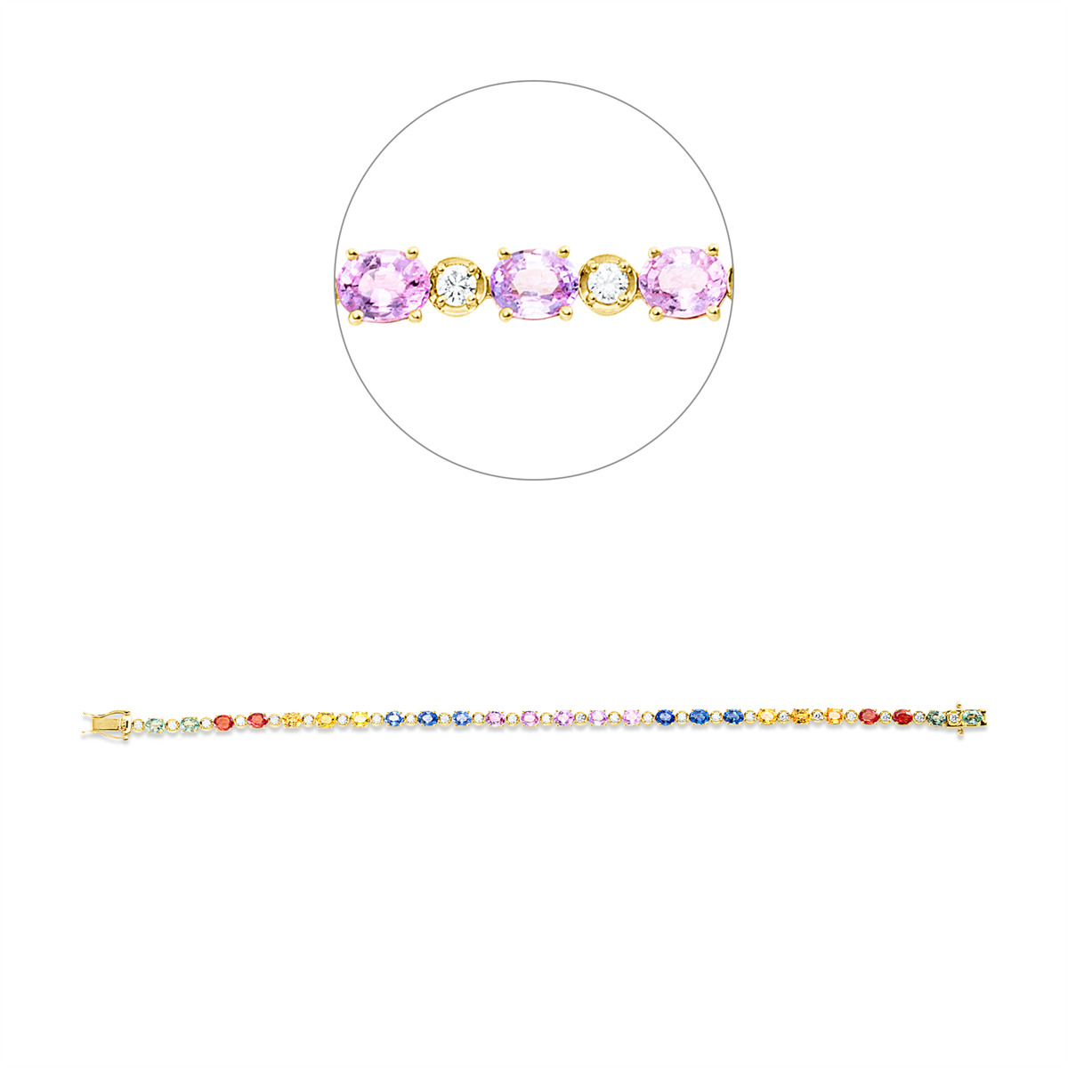 Rainbow & Multicolor Armband - 5G744
