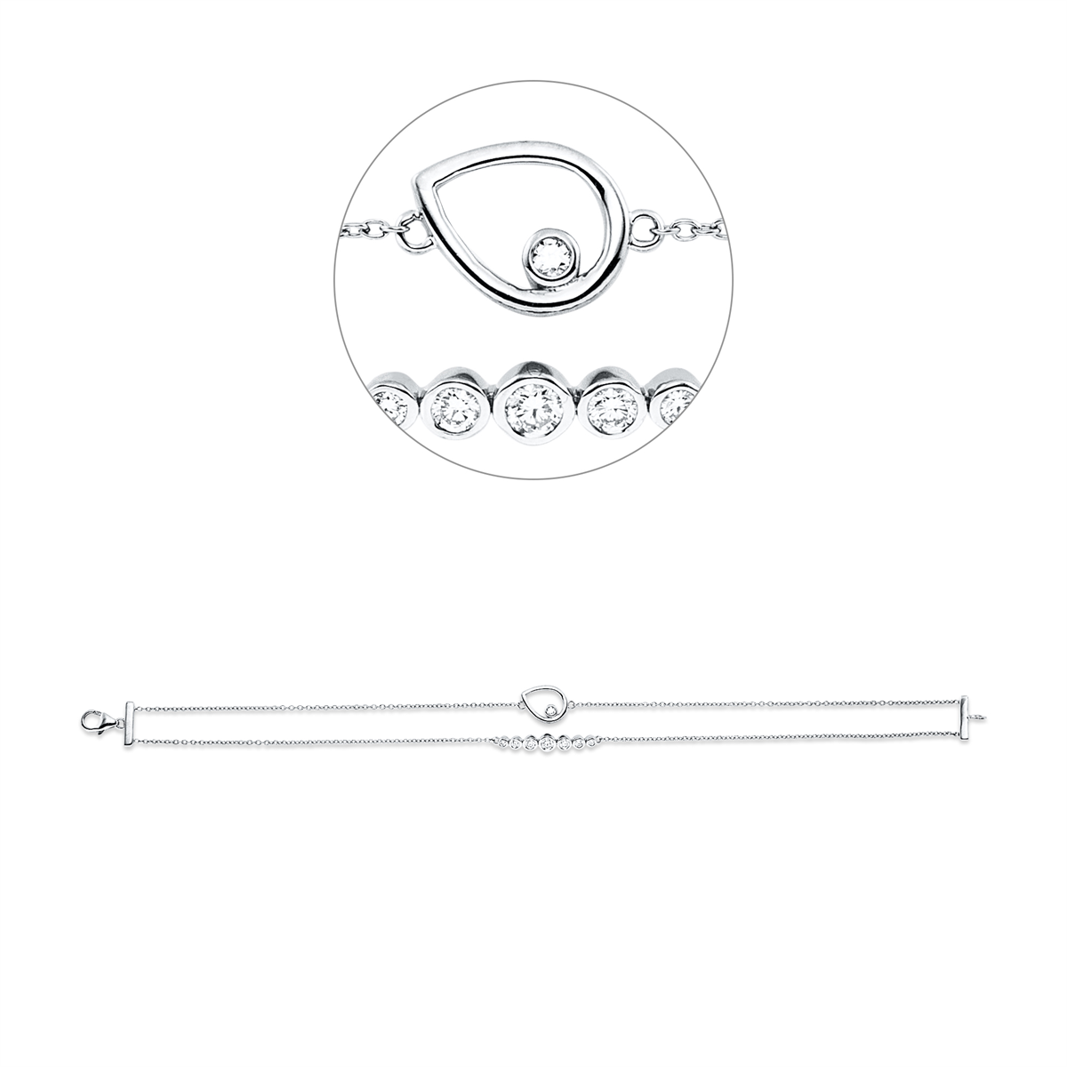 Modern Woman Armband - 5G838