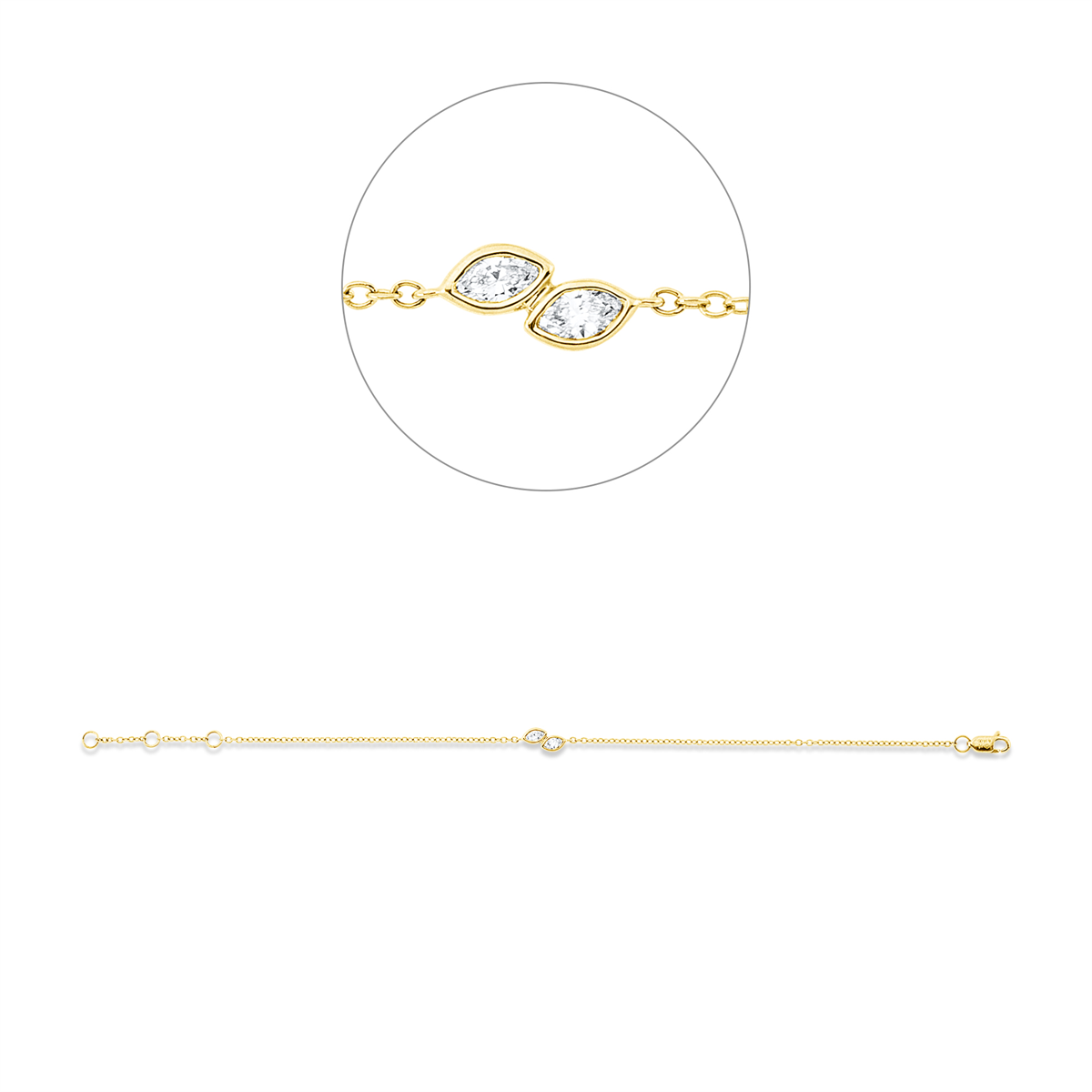 Modern Woman Armband - 5G953