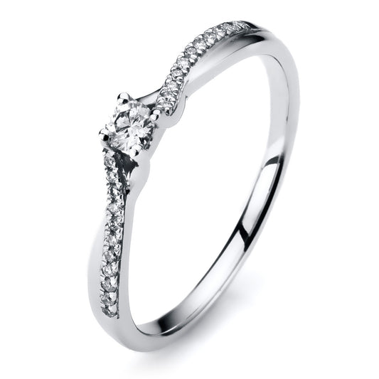 Solitaire mit Besatz Ring - 1A300