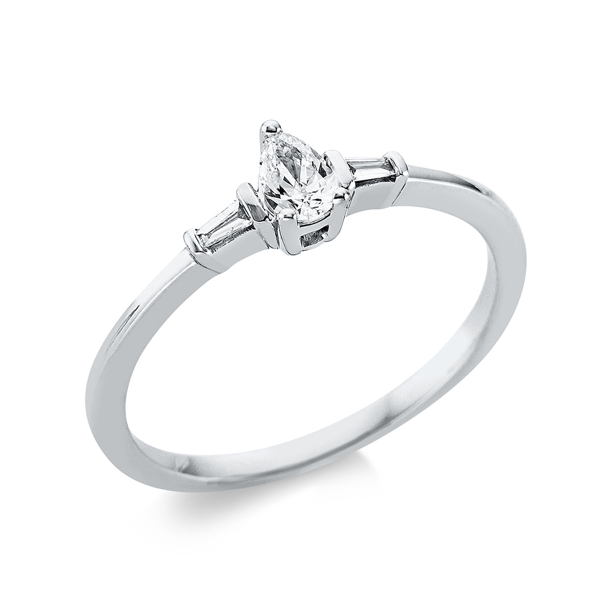 Solitaire mit Besatz Ring - 1AJ24