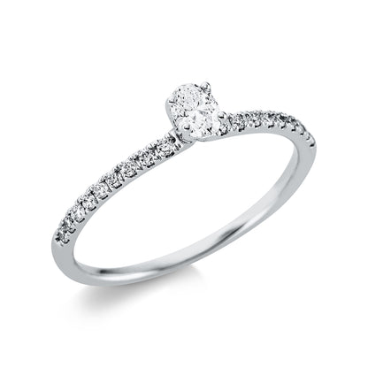 Solitaire mit Besatz Ring - 1AJ69