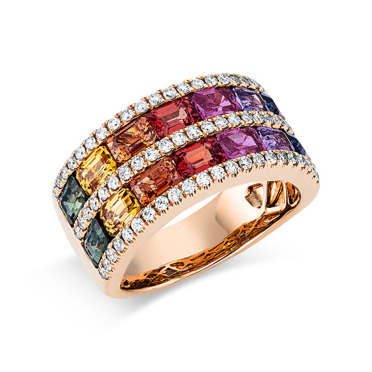 Rainbow & Multicolor Ring - 1AP43