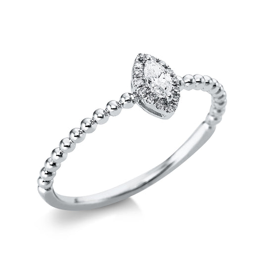 Solitaire mit Besatz Ring - 1AR85