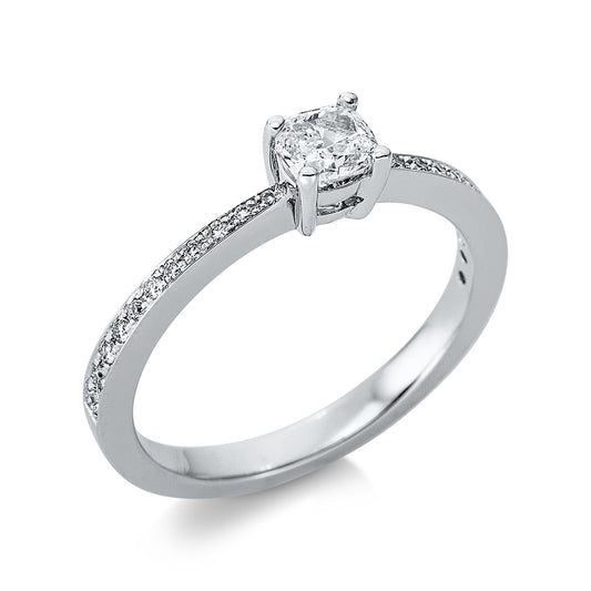Solitaire mit Besatz Ring - 1BV54