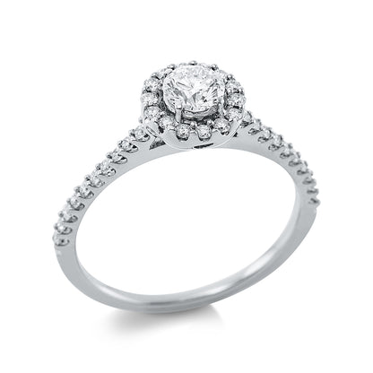 Solitaire mit Besatz Ring - 1CF33
