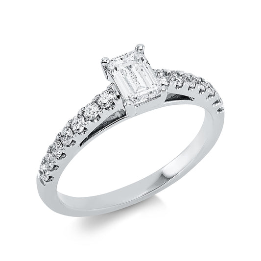 Solitaire mit Besatz Ring - 1EF13