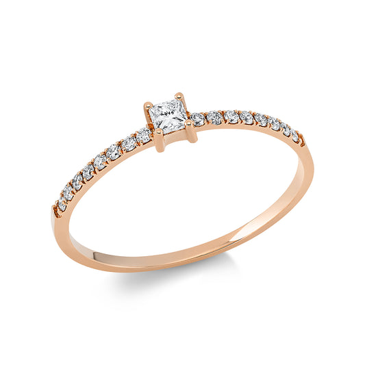 Solitaire mit Besatz Ring - 1EK73