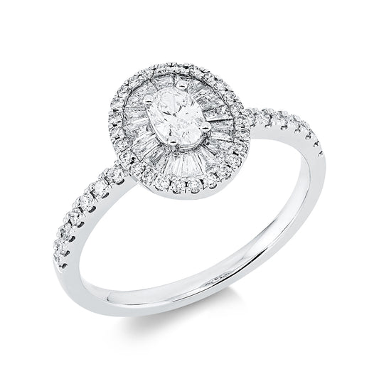 Baguette Illusion Ring - 1ET09