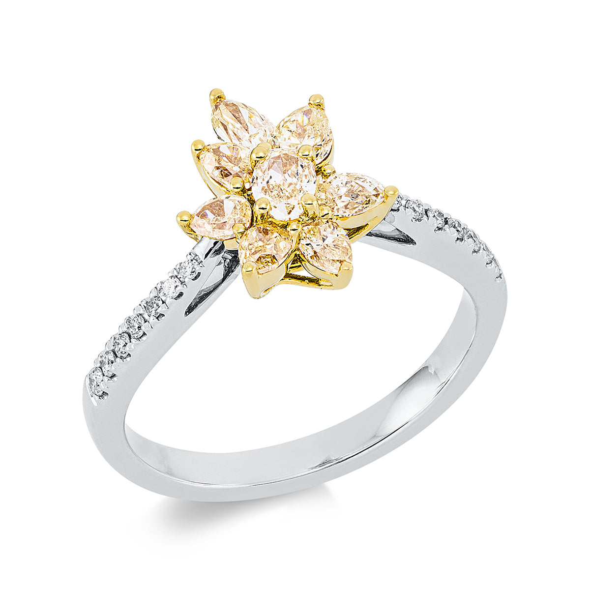 Farbiger Diamant Ring - 1ET14
