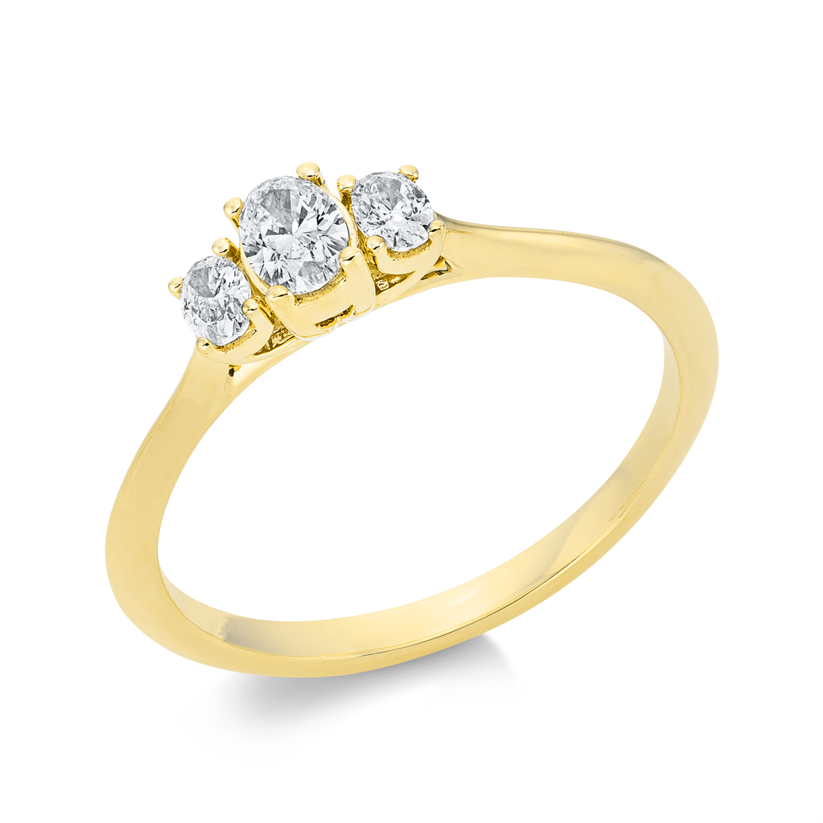 Solitaire mit Besatz Ring - 1FA21